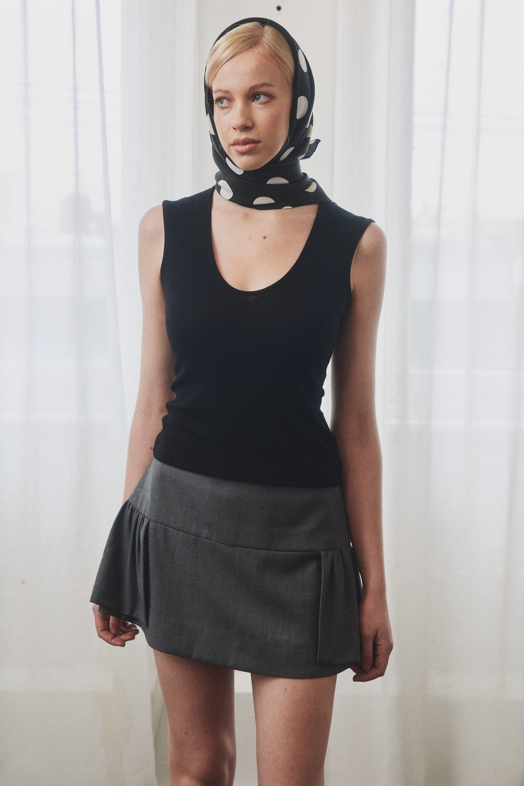 Scoop Tank in Merino