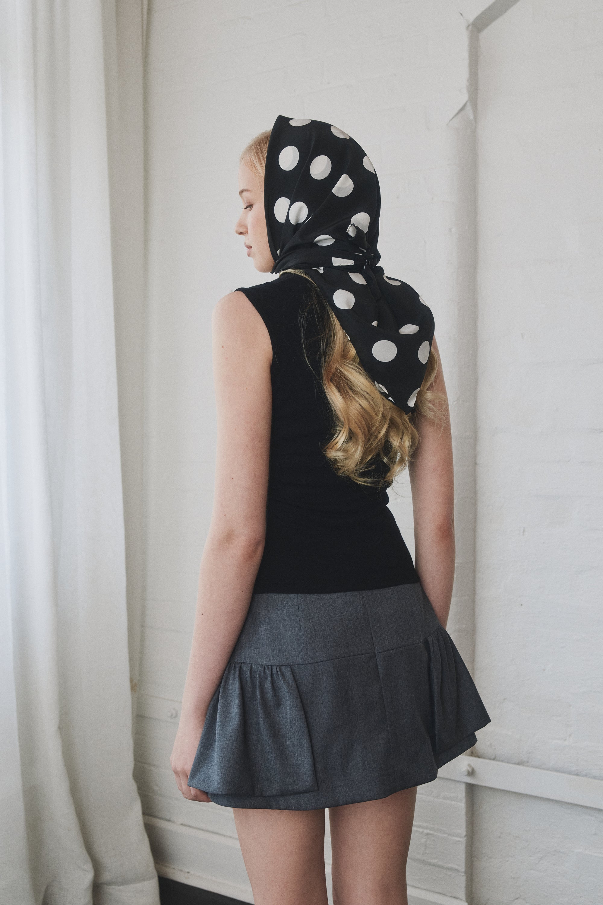 Delphine Mini Skirt in Merino